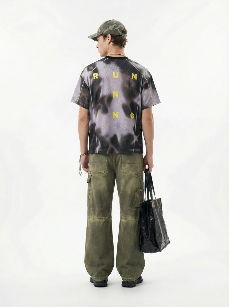 Inflation Breathable Printing Casual Tee