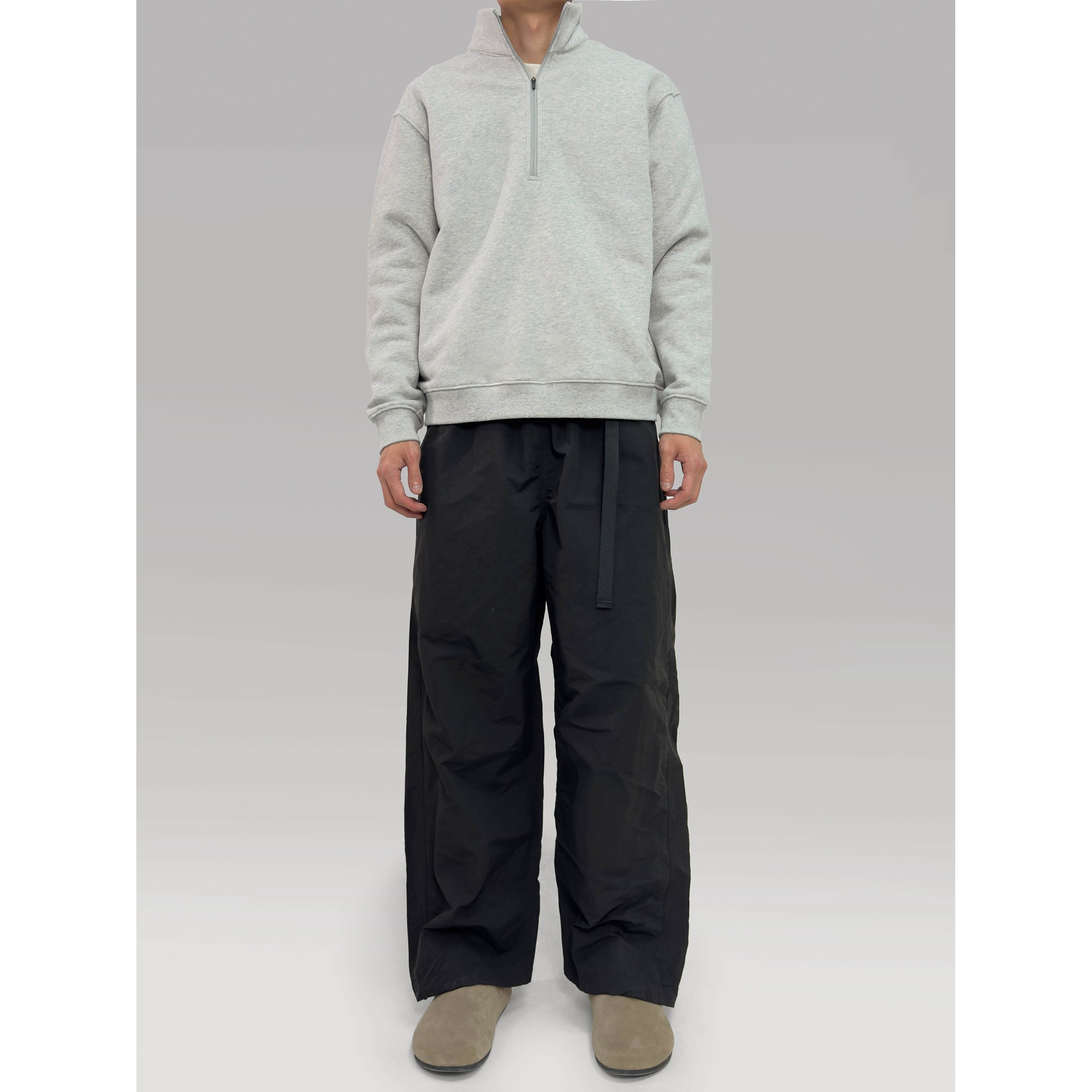 PLUS NO LOGO Waist Buckle Adjustment Loose Sports Trousers