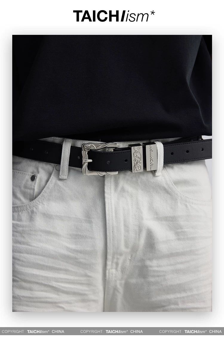 TAICHIISM First Layer Cowhide Rivet Belt