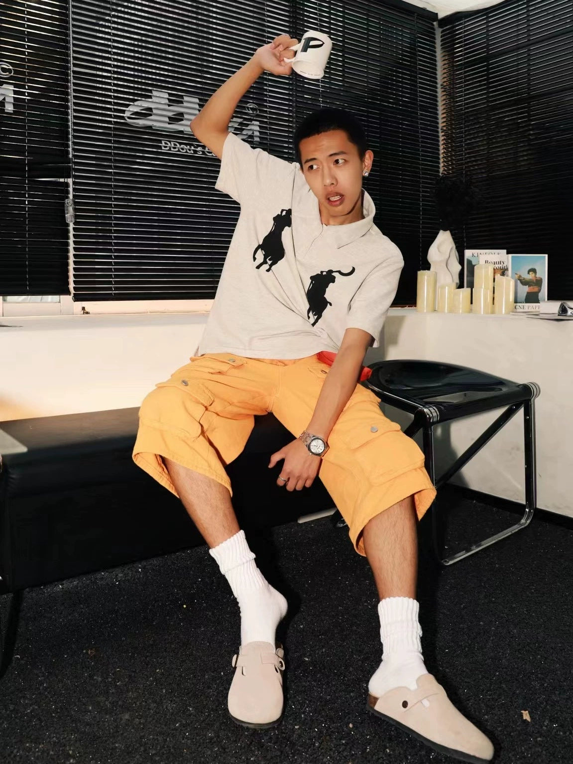 CHAI Original Niche Design Loose Trend Tee