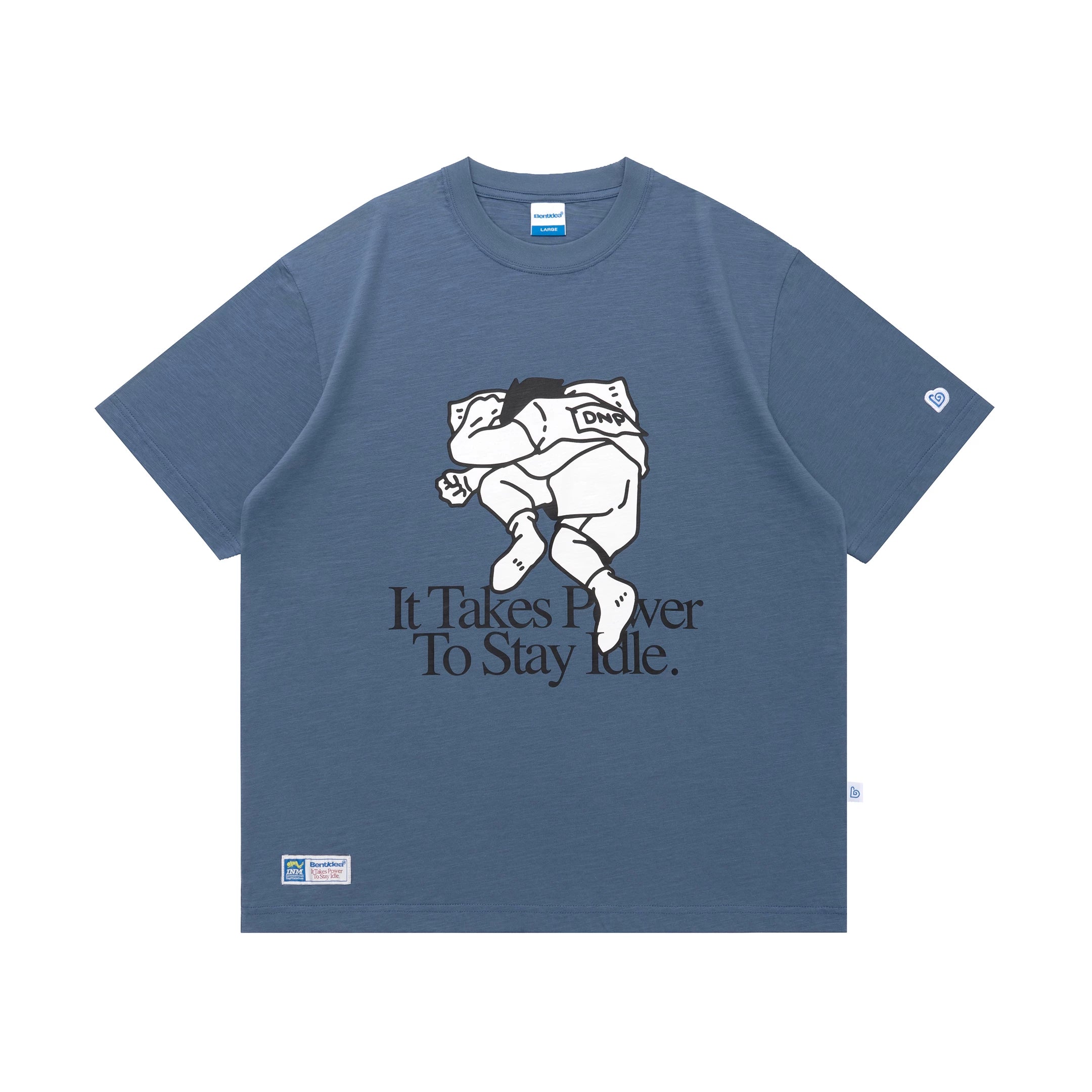 BENT IDEA Skin-friendly Breathable Casual Tee