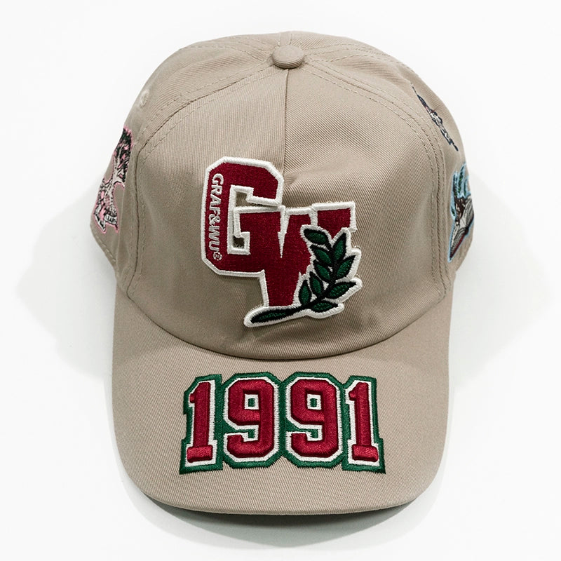 GRAF Heavy Three-dimensional Embroidered Badge Baseball Cap