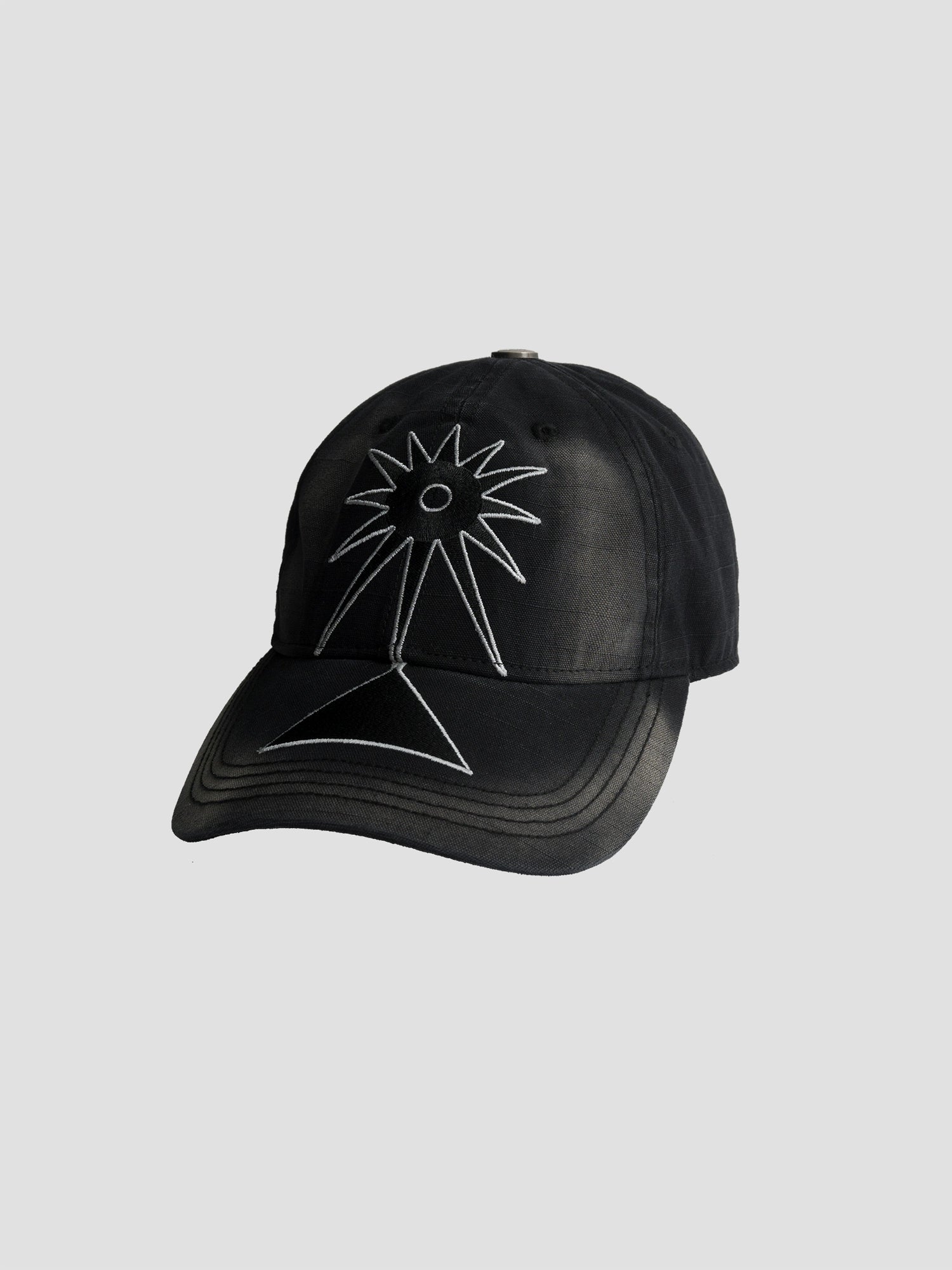 Fleamarket Embroidery Totem Cap with Curved Brim