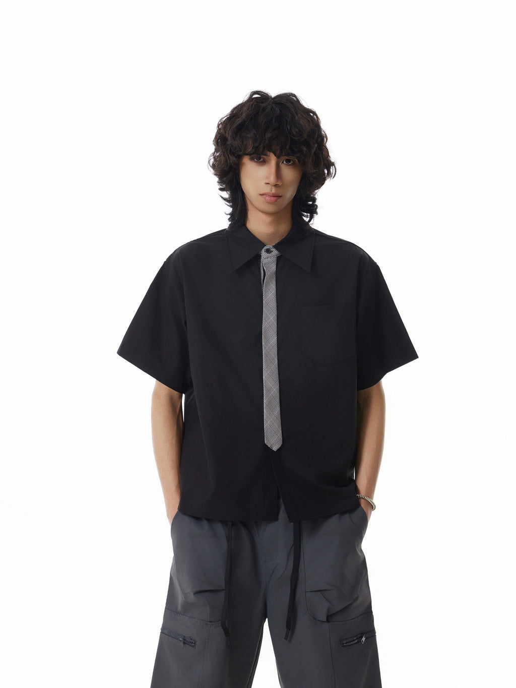 BTSG Fake Two-piece Commuter Shirt