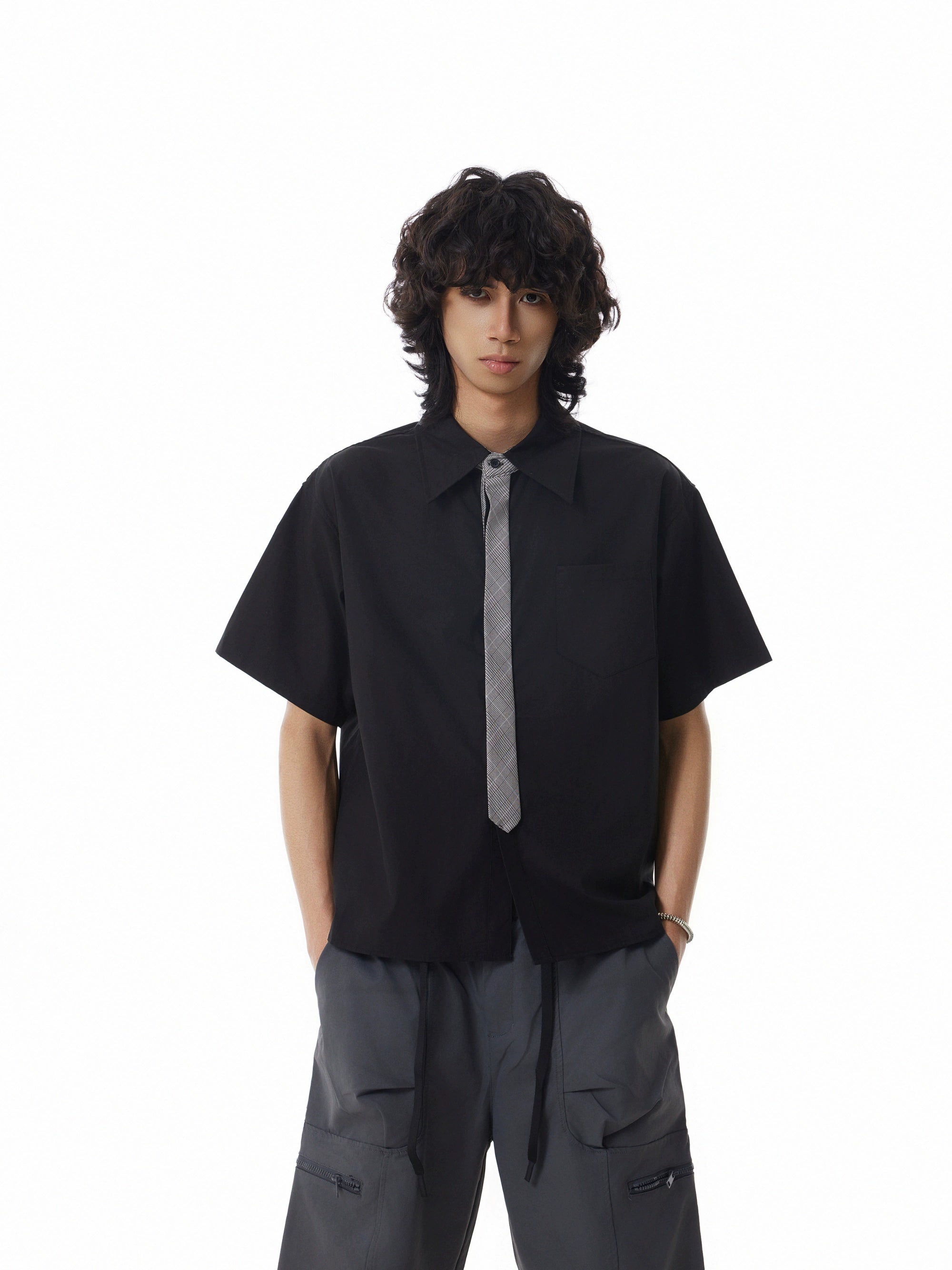 BTSG Fake Two-piece Commuter Shirt