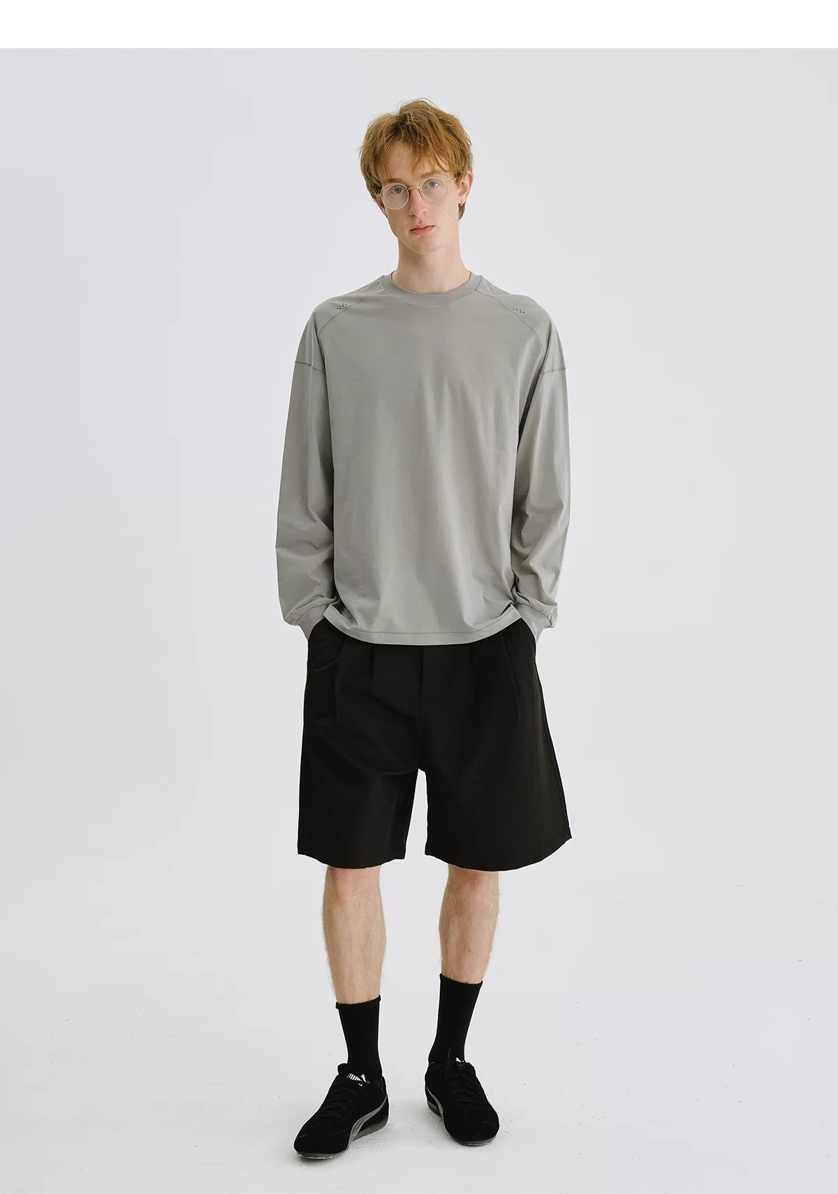 LIVINGTOWN Versatile Casual Simple Loose Shorts