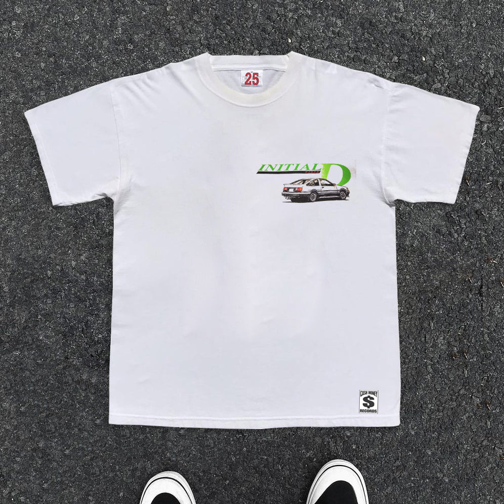 Wang Youbing Studio! INITIAL D 260g 100% Cotton Tee