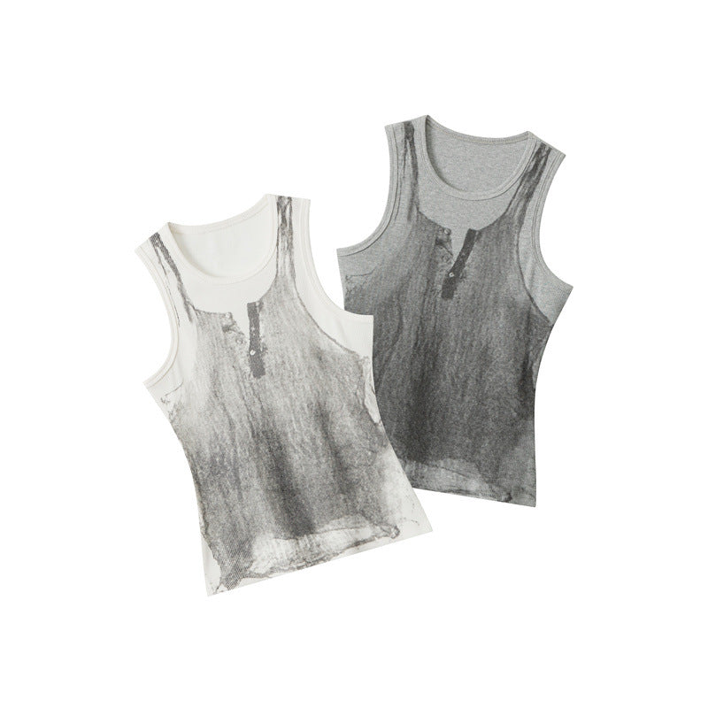 Nariele Personality Fun Printed Hottie Vest