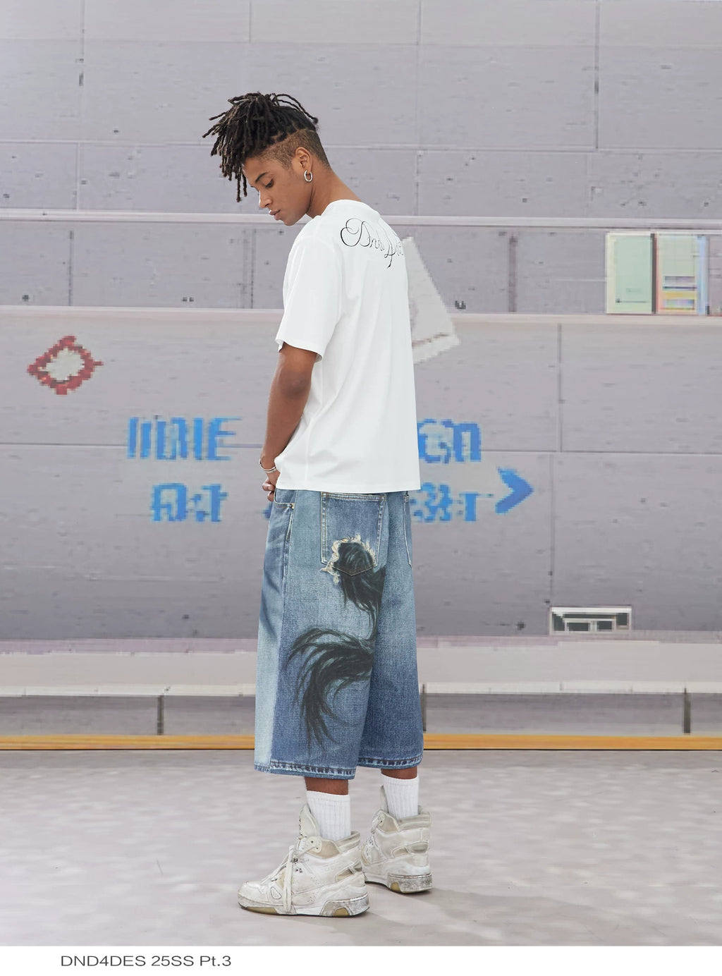 DND4DES Vintage Ice Mercerized Crew Neck Tee