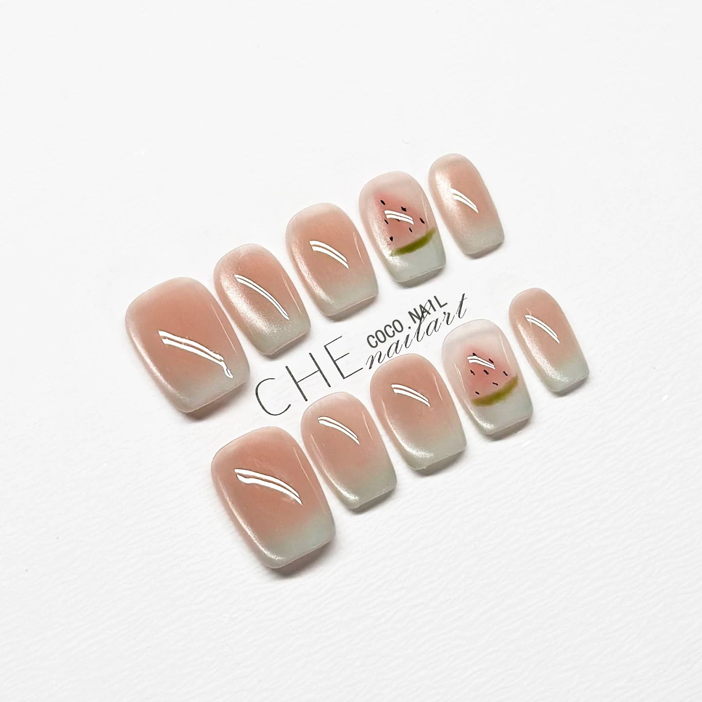 CoCo Handmade Blush Ombre Short Nails