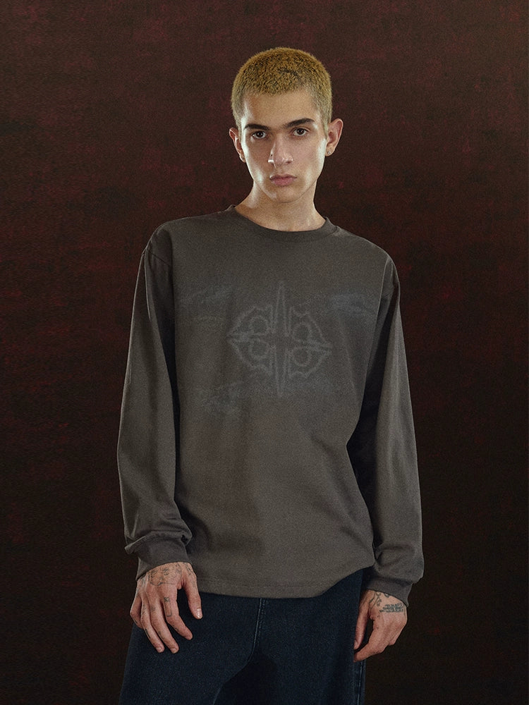 DICETINY Crew Neck Loose Casual Long Sleeves