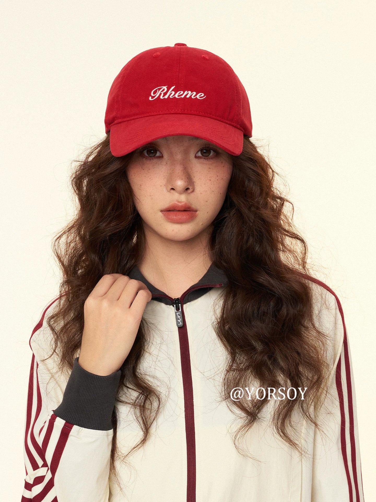 YORSOY Vintage Alphabet Embroidered Cap