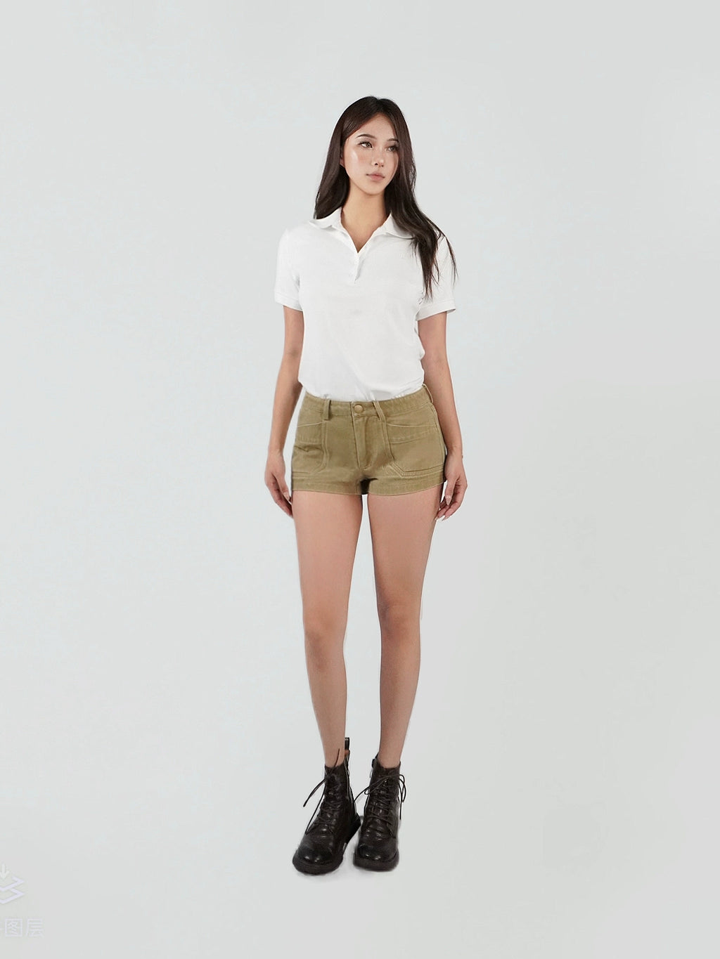 Jim Kennet Classic Button POLO Casual Top