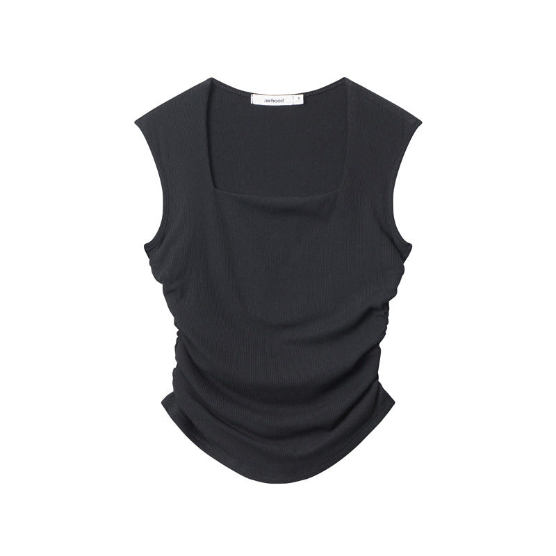 Nariele Hottie Square-necked One-shoulder Vest