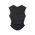 Nariele Hottie Square-necked One-shoulder Vest
