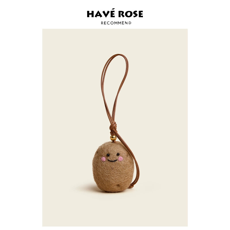 HAVEROSE Wool Felt Cute Doll