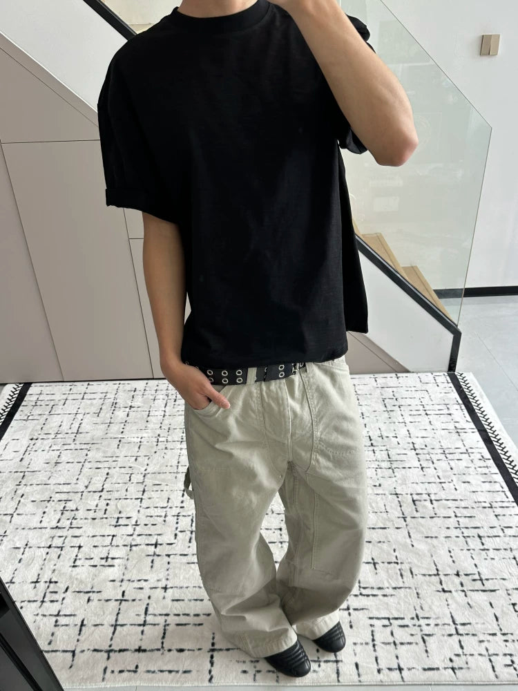 HermitCreate Comfortable and Skin-friendly Bottoming Casual Tee