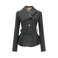 Barb Chill Premium Padded Wool Short Jacket Woolen Skirt