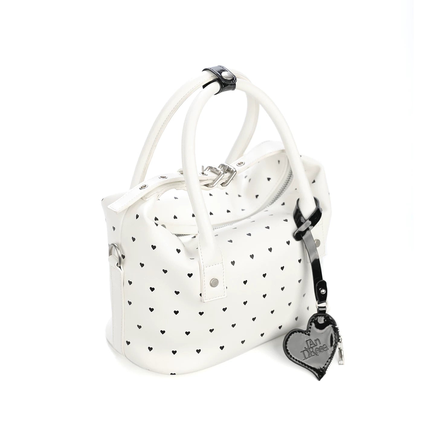 JANDRESS Love Polka Dot Portable Messenger Bag