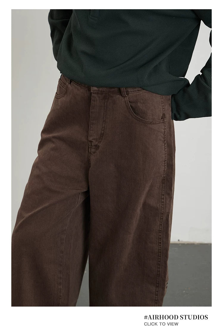 TRUQUEST Loose Straight Wide Leg Jeans
