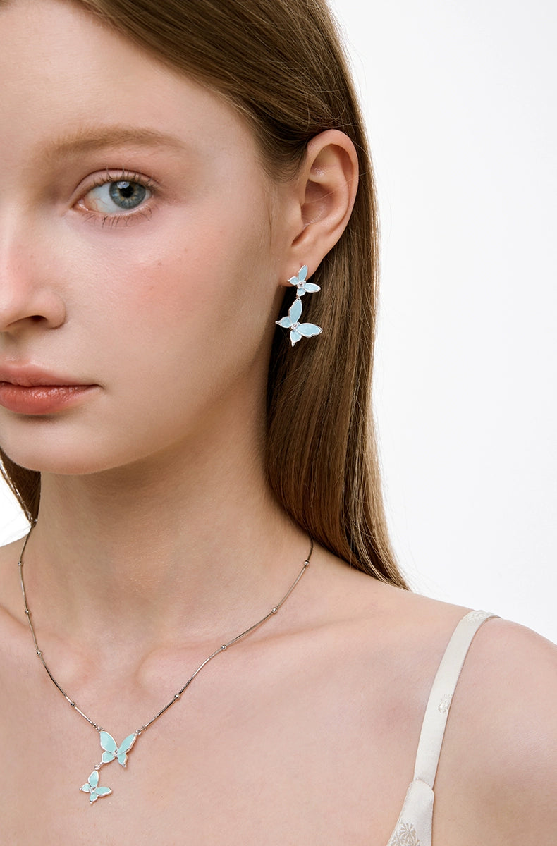 BULUBULU Mint Ice Butterfly Necklace