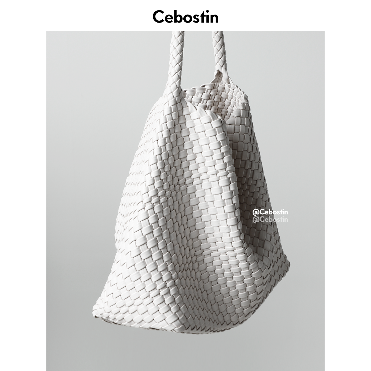 Cebostin Premium Sense Braided Large Capacity Tote Bag