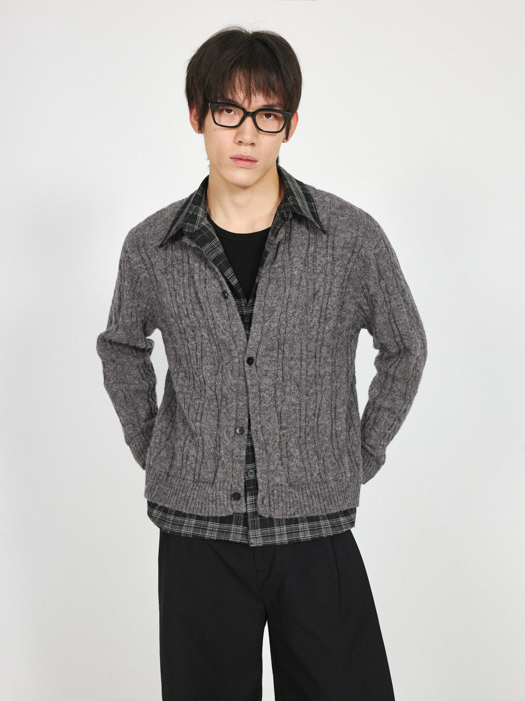 Stay The Night Patchwork Fake Two-piece Sweater