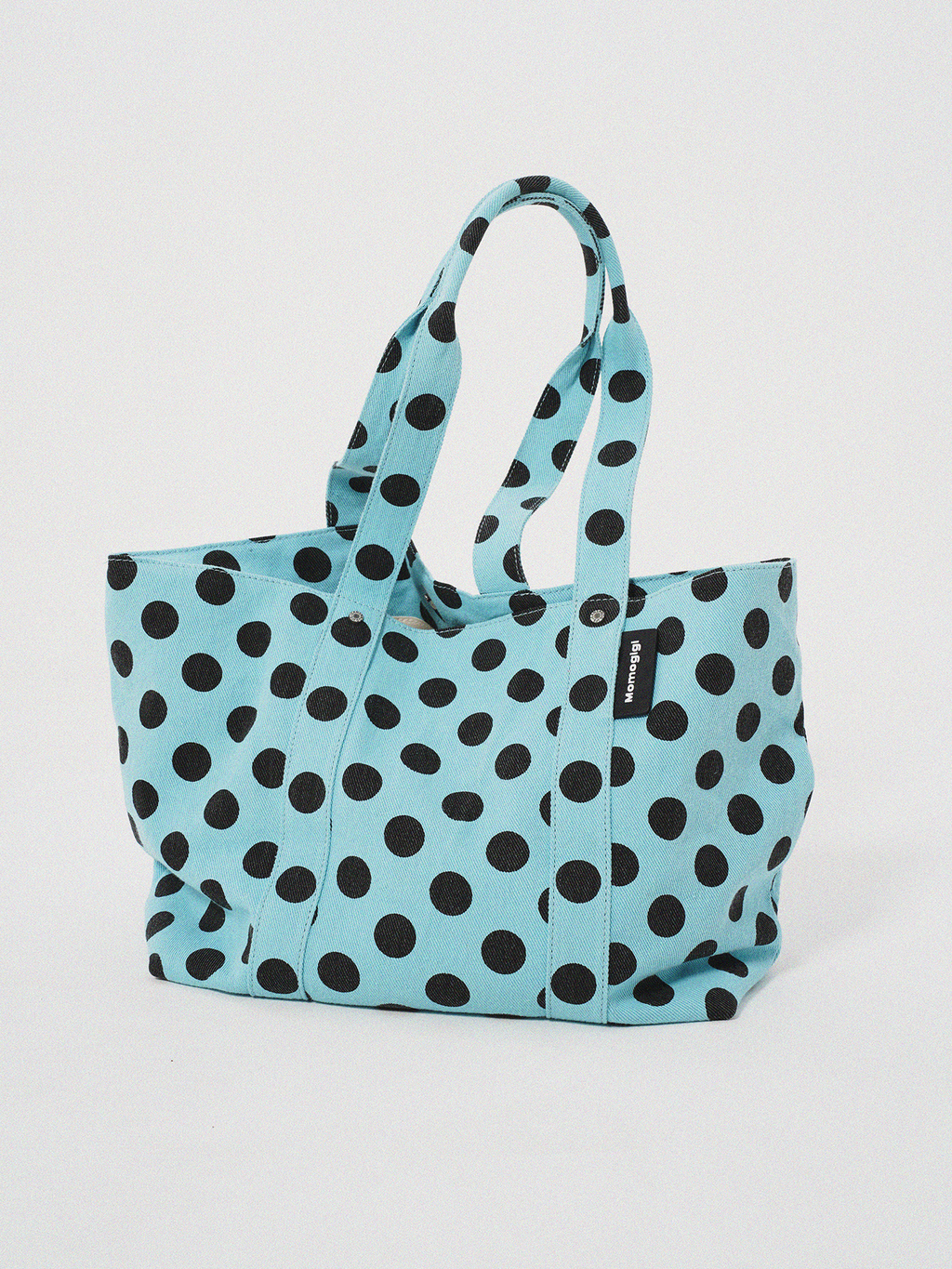 Momogigi Vintage Polka Dot Large Capacity Tote Bag