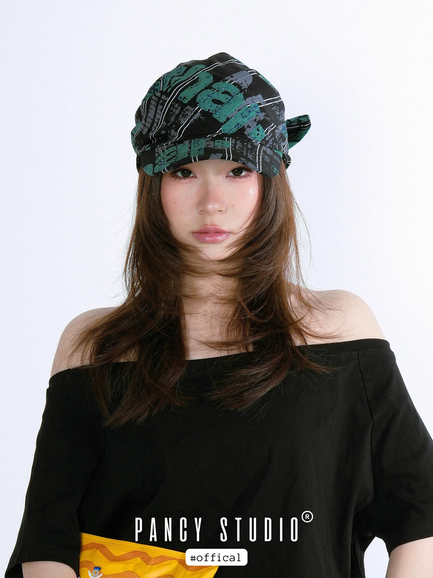 PANCY American Graffiti Headscarf Cap girl