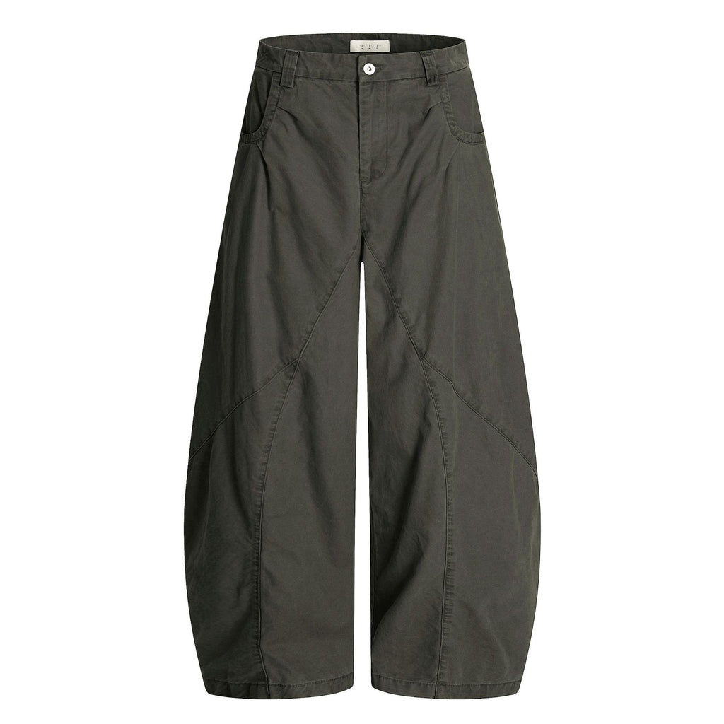 11KN Retro Scimitar Wide-leg Cargo Pants