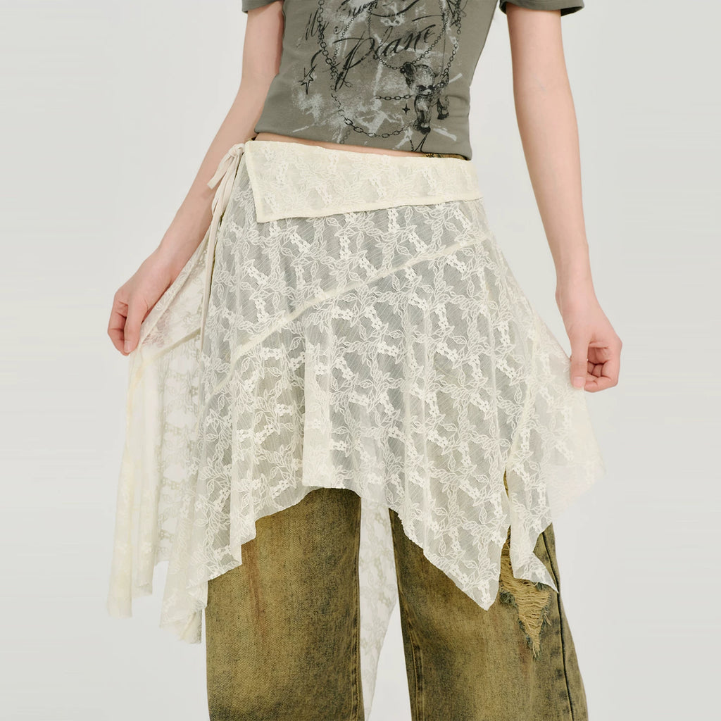 Girlyhalo Casual Irregular Fart Curtain