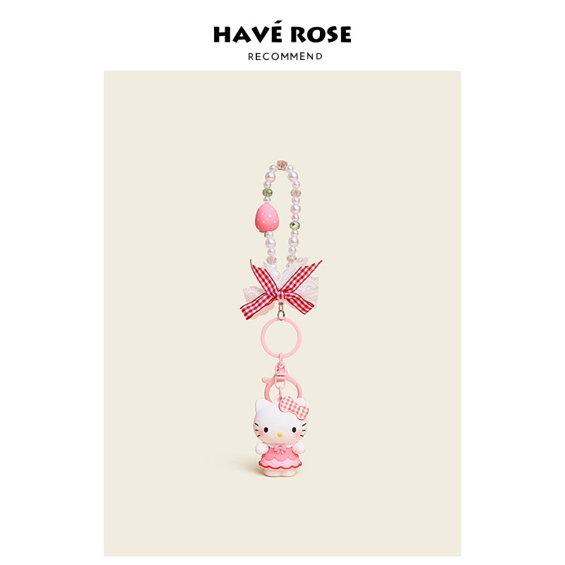 HAVEROSE Hellokitty Cute Girl Heart Pendant