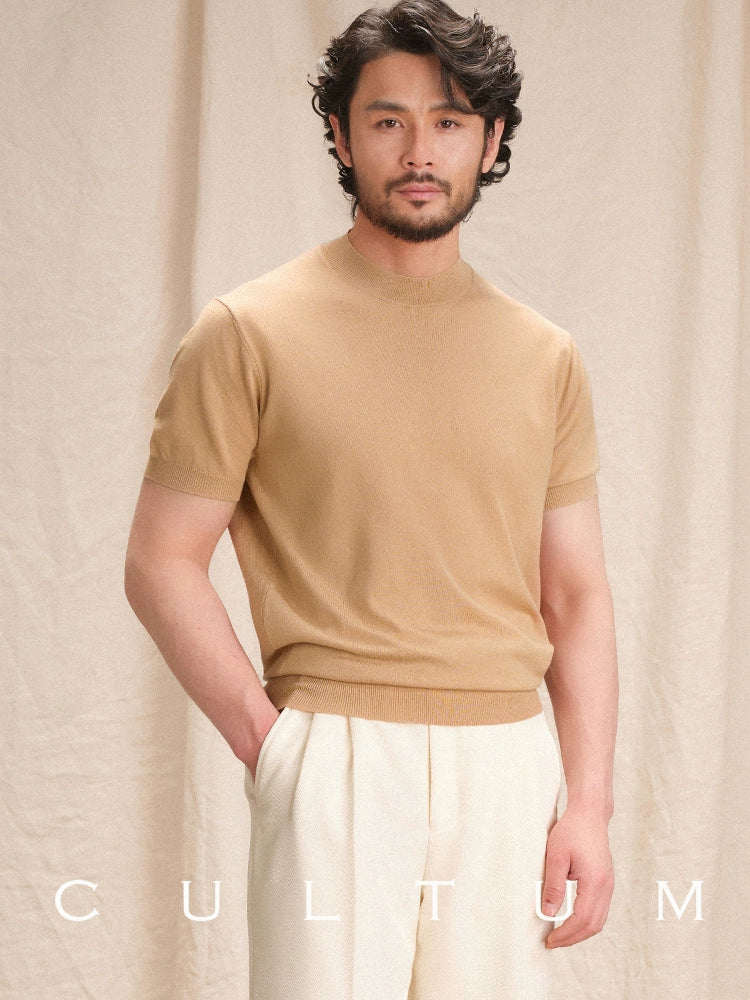 CULTUM Light Breathable Casual Knitwear Tee