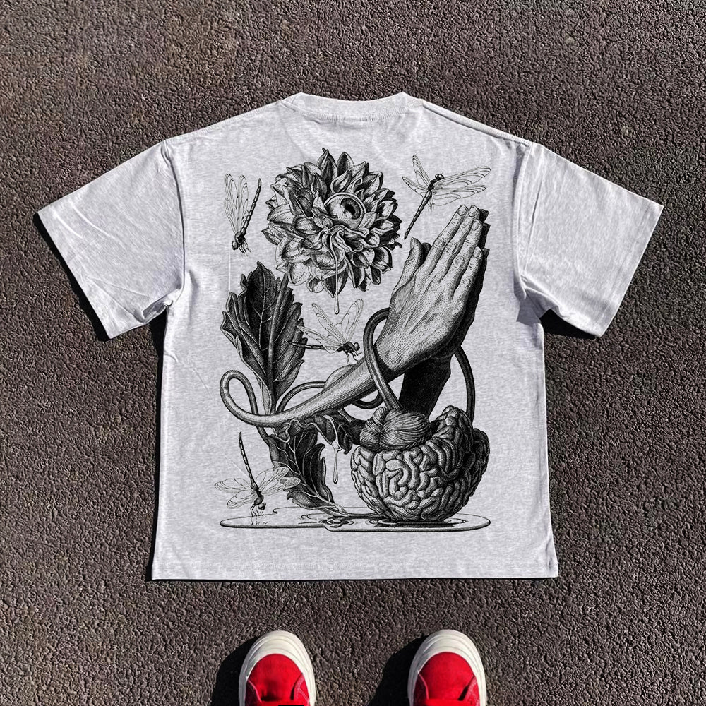 Wang Youbing studio 260g MIND 100% Cotton Tee