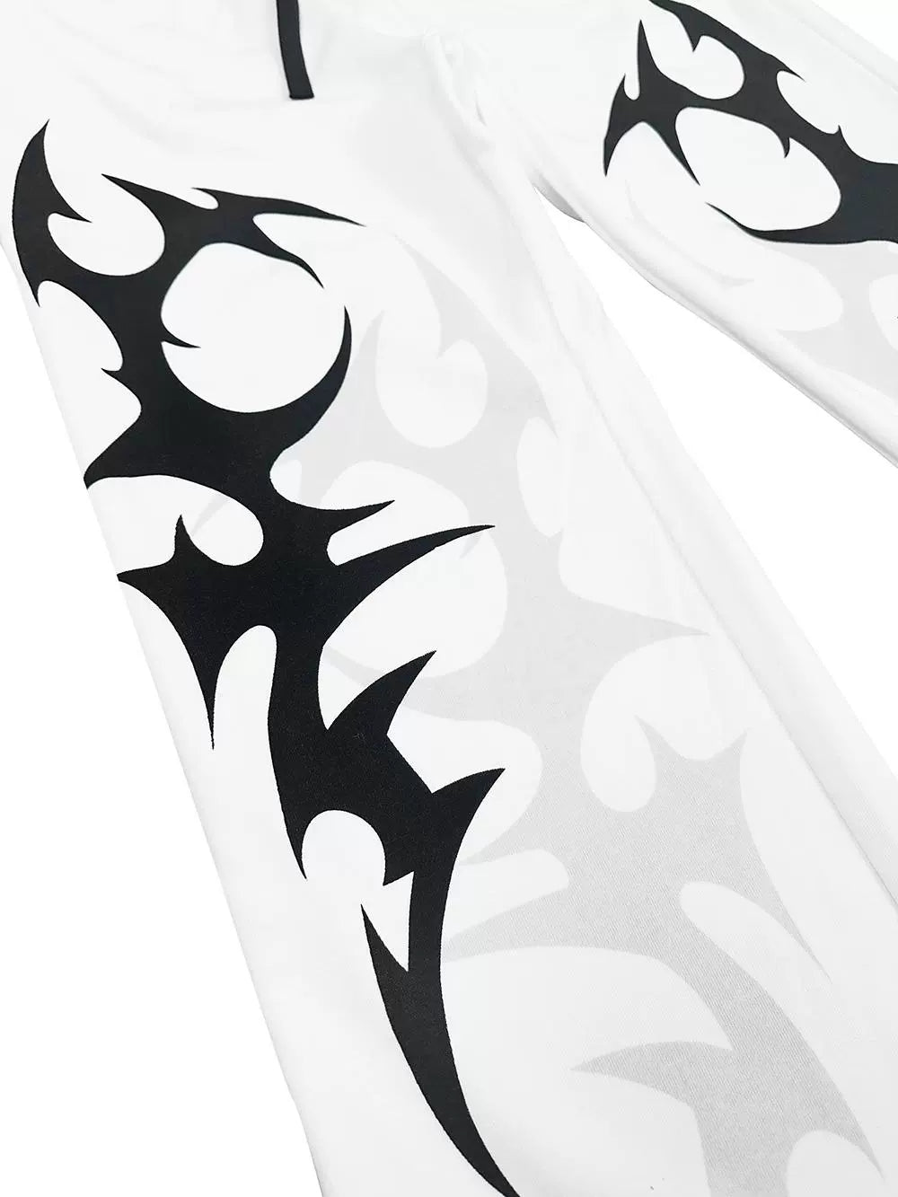 Wetbody Loose Middle Waist Straight Casual Sweatpants