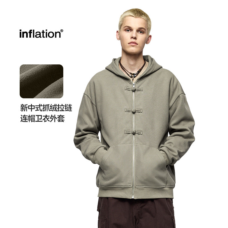 INF 410g Chinese Fleece Zipper Hoodie