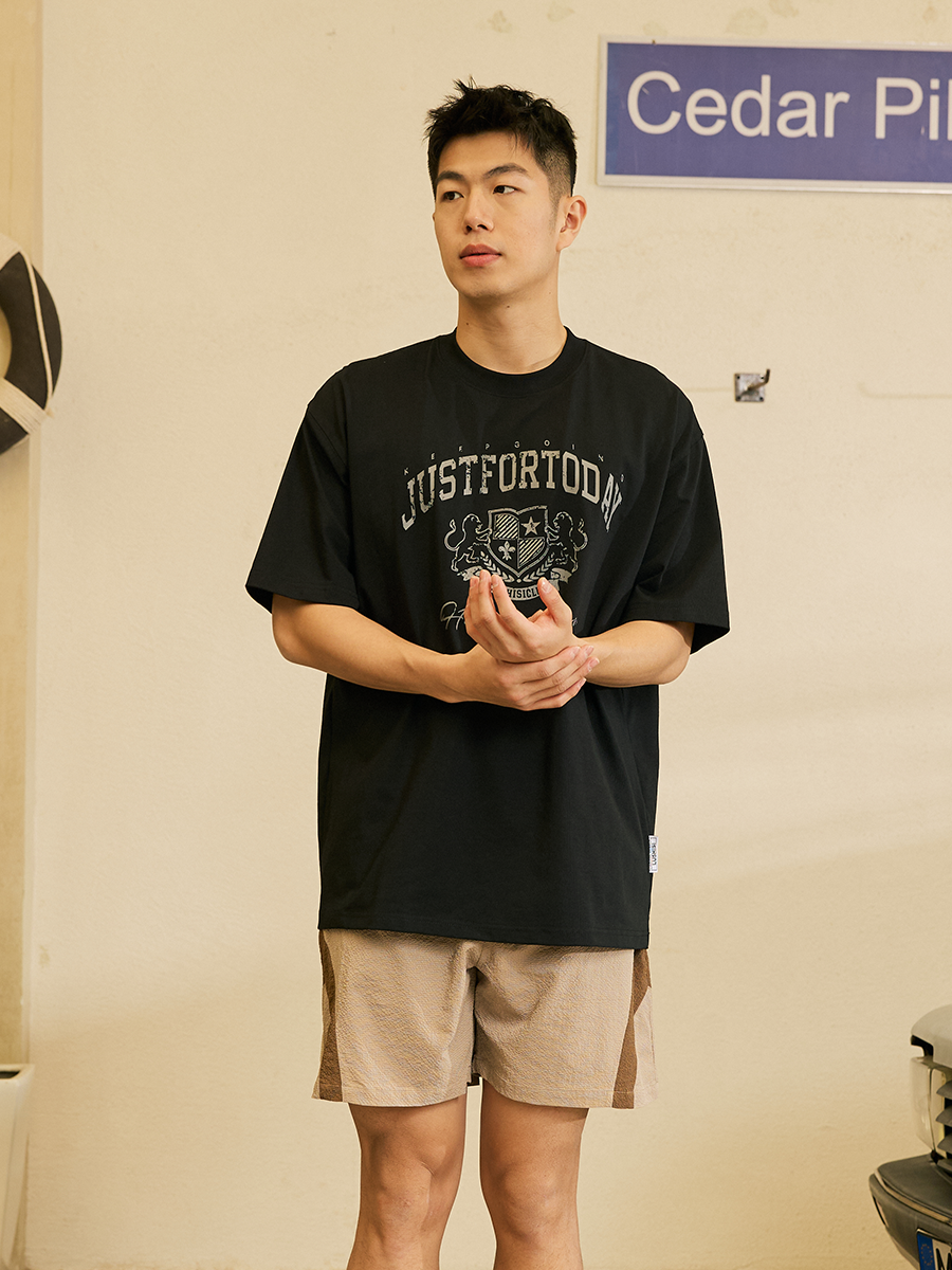 LUSHISI Quick-drying Moisture-absorbing Retro Tee