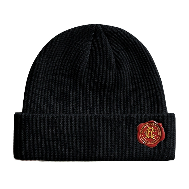 Remedy Badge Guochao wool hat