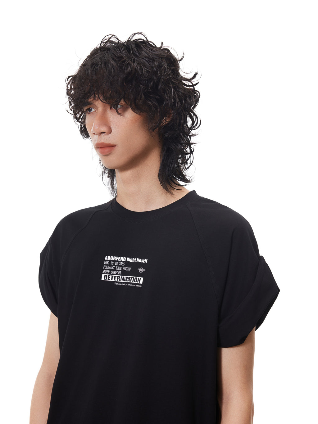 BTSG folding cuff vest Tee