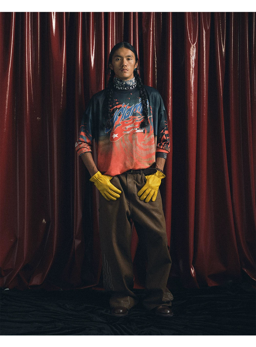 TREclub Full of Prairie Print Casual Long Sleeves