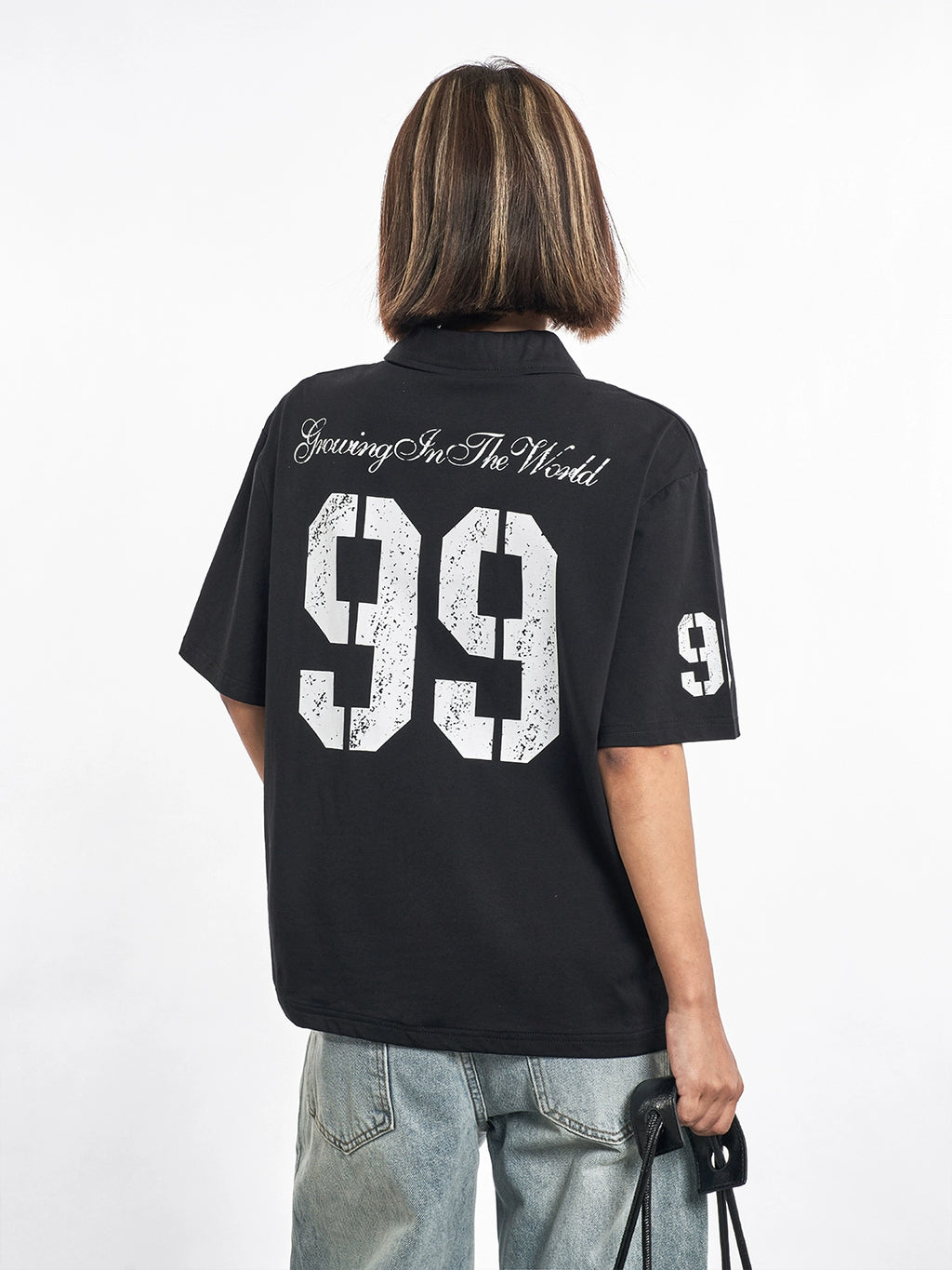 MT99 Hand-painted Burst Print POLO Shirt