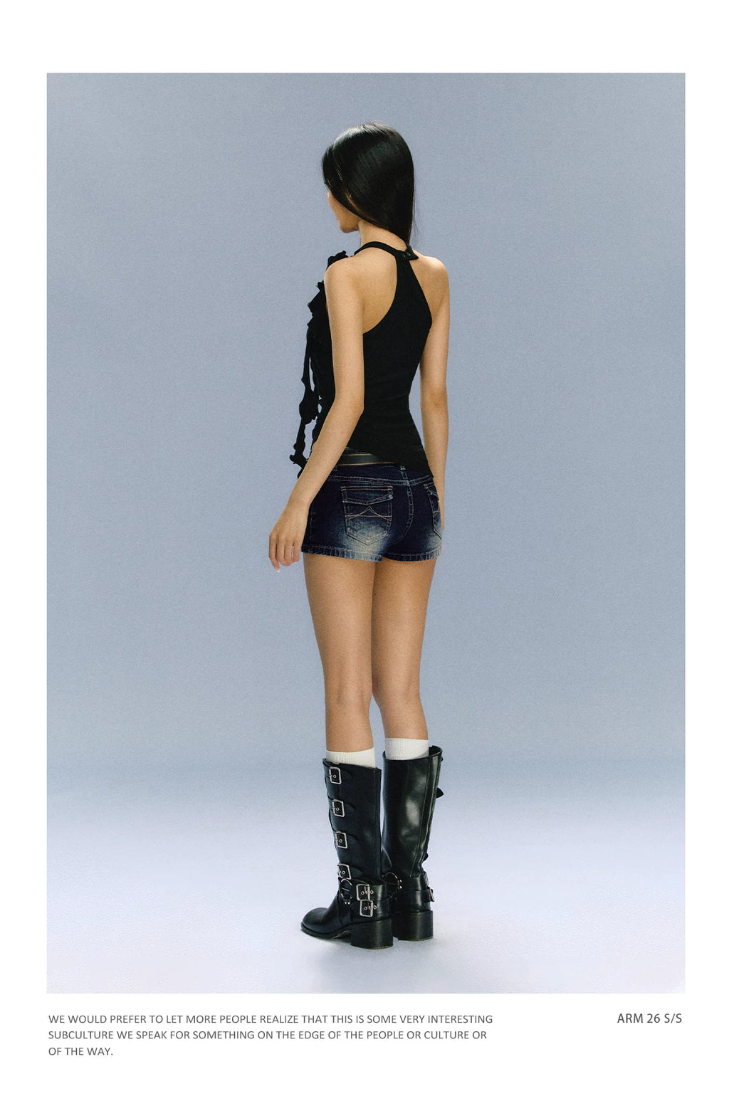 Ariseism Vintage Flower Slim Neck Sling