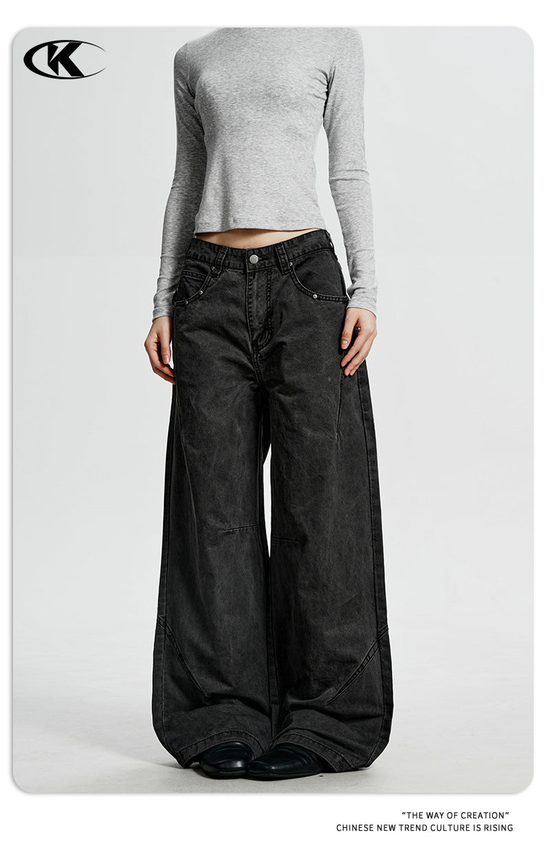 11KN American Vintage Rock Gray Cargo Pants Unisex