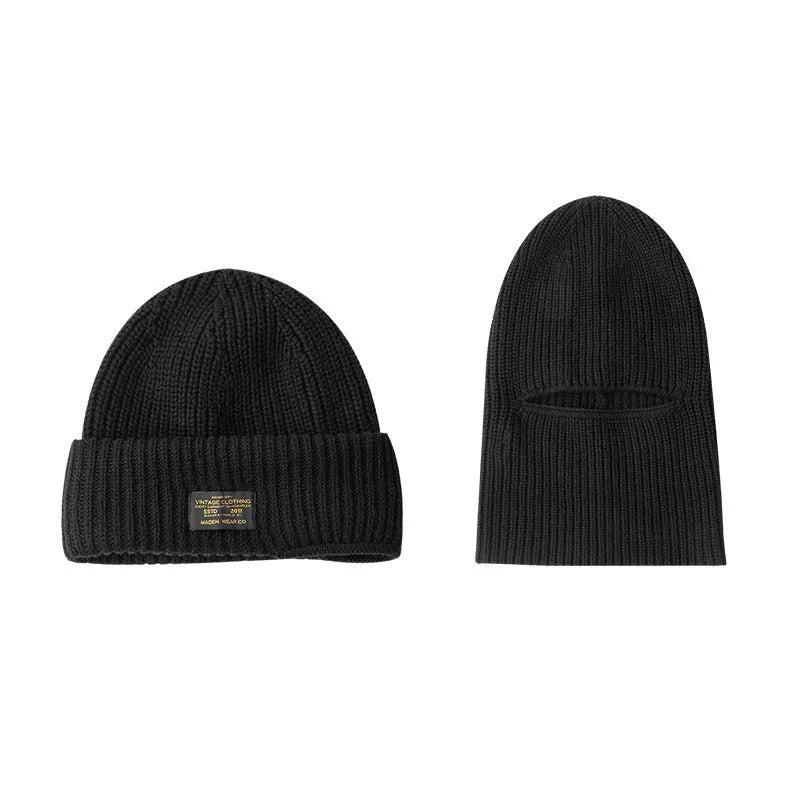 Madden Black Mask Knitted Windproof Hat
