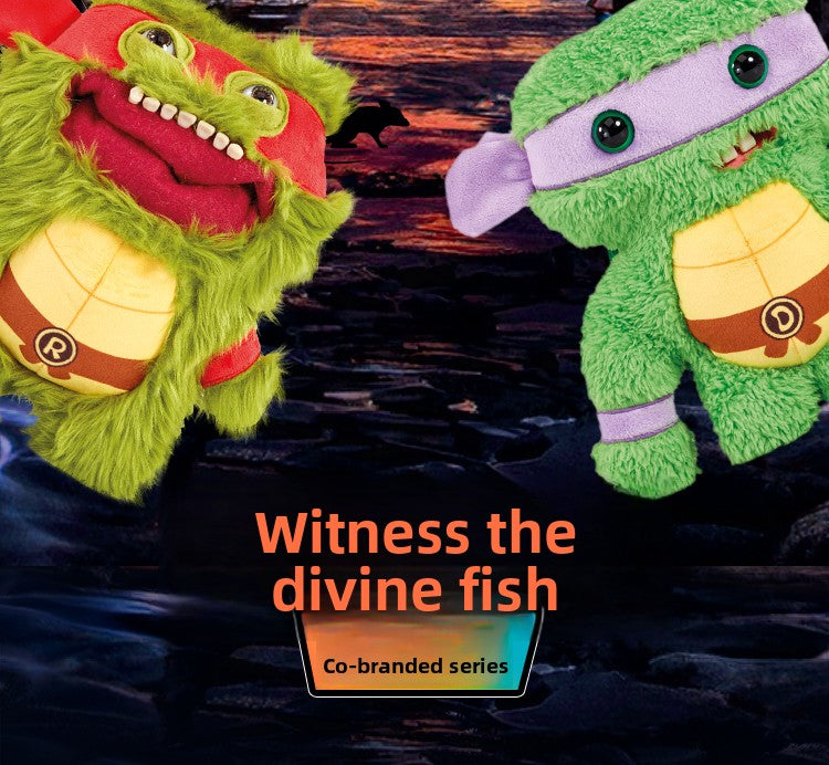 Fuggler Cute Tooth Monster Ninja Turtle Series Plush Doll