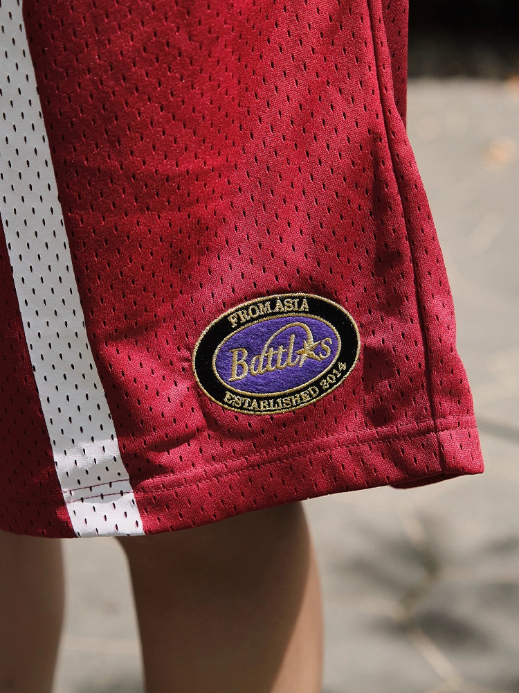 Battles Bone Print Basketball Shorts