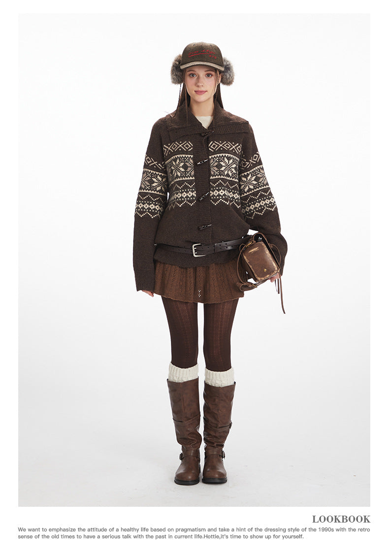 Nariele Loose Lazy Knitted Jacket