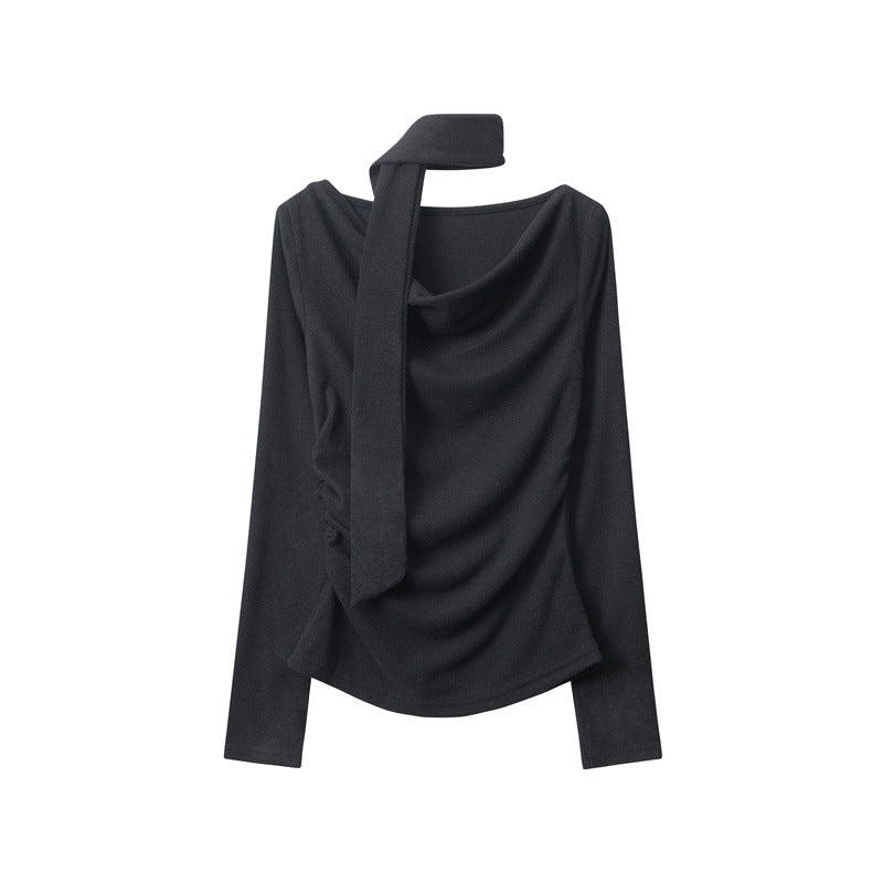 Nariele Premium Temperament Scarf Slim Fit Skirt