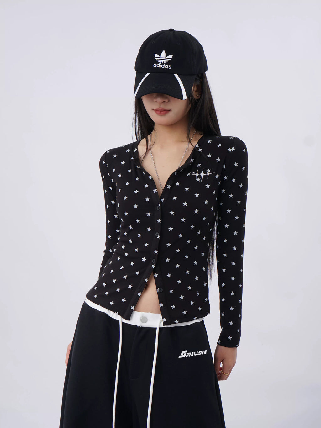 SAMUSAN Slim-fit Short Single-breasted Cardigan