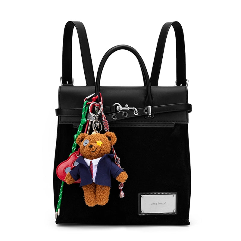 SmoSmos Suede Commuter Backpack